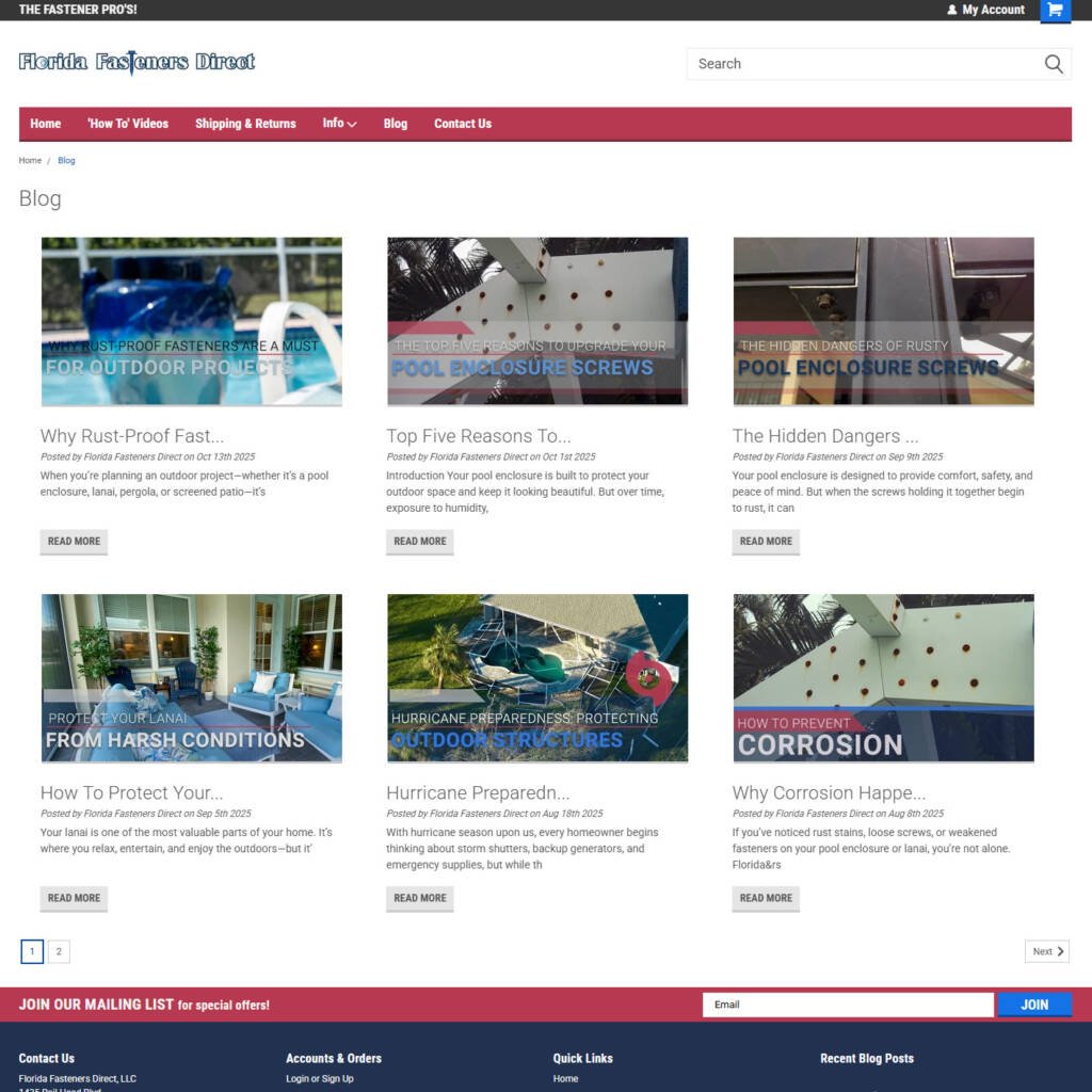 Blog Page